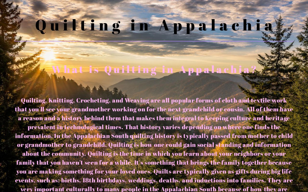 Carrd profile picture for @quilting